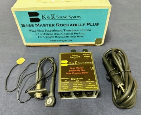 K & K BASS MASTER PLUS PICKUP W/PREAMP